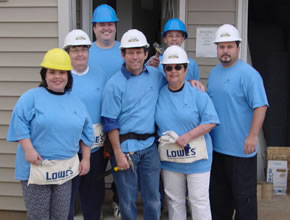 Building a house with Habitat for Humanity